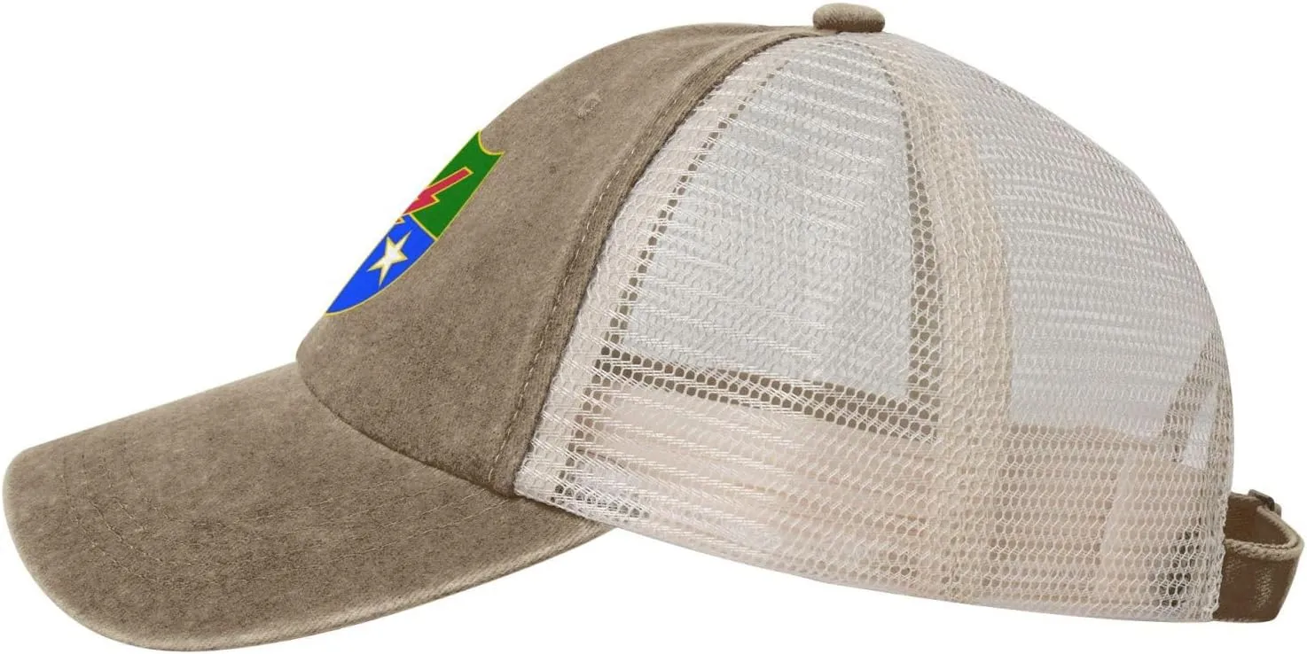 75th Ranger Regiment Distinctive Unit Insignia Baseball Cap Women Men Mesh-Back Hat Retro Trucker Hats Sun Hat