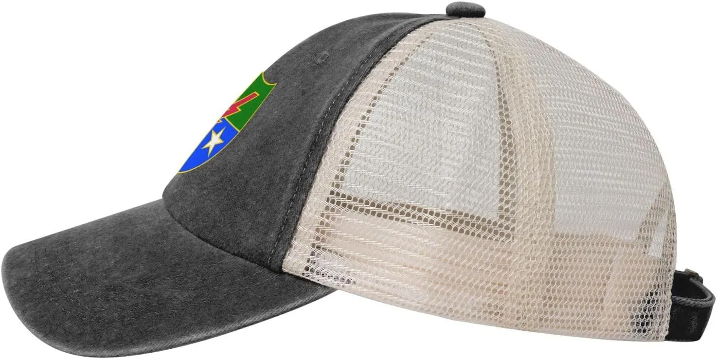 75th Ranger Regiment Distinctive Unit Insignia Baseball Cap Women Men Mesh-Back Hat Retro Trucker Hats Sun Hat