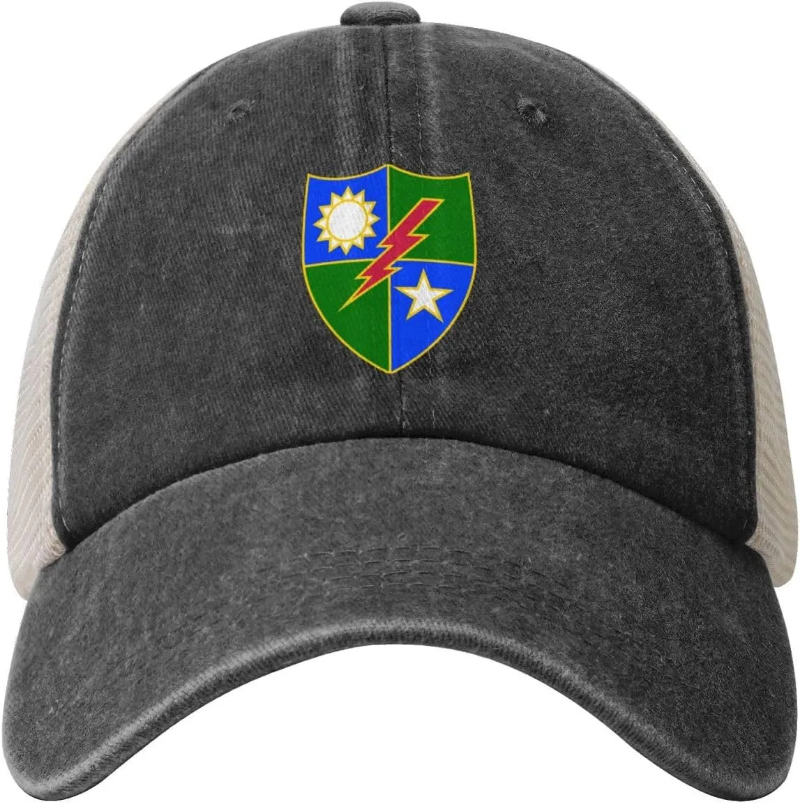 75th Ranger Regiment Distinctive Unit Insignia Baseball Cap Women Men Mesh-Back Hat Retro Trucker Hats Sun Hat