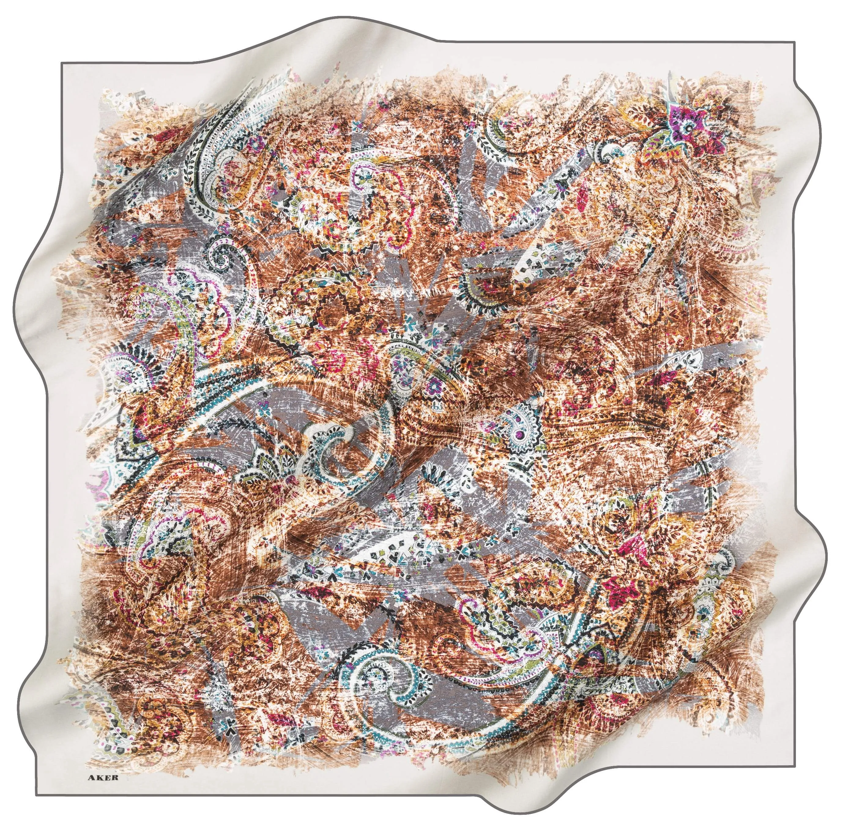Aker Paisley Women Silk Scarf No. 71