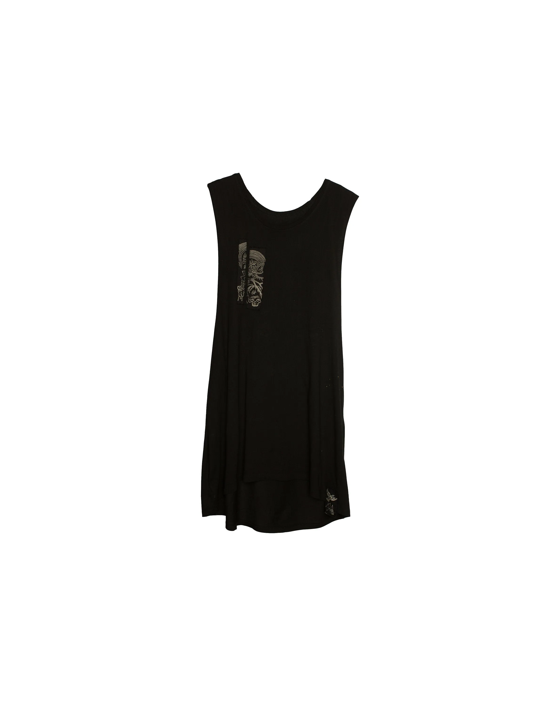 Alchemy Dark Charcoal Unisex Oversized Tank Shirt