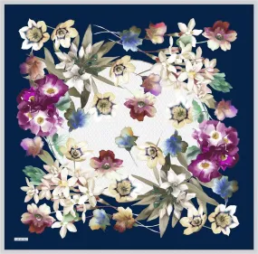 Armine Anna Dolce Floral Silk Scarf No 53