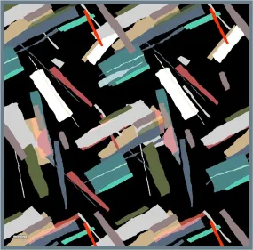 Armine Confetti Chic Silk Scarf No 53