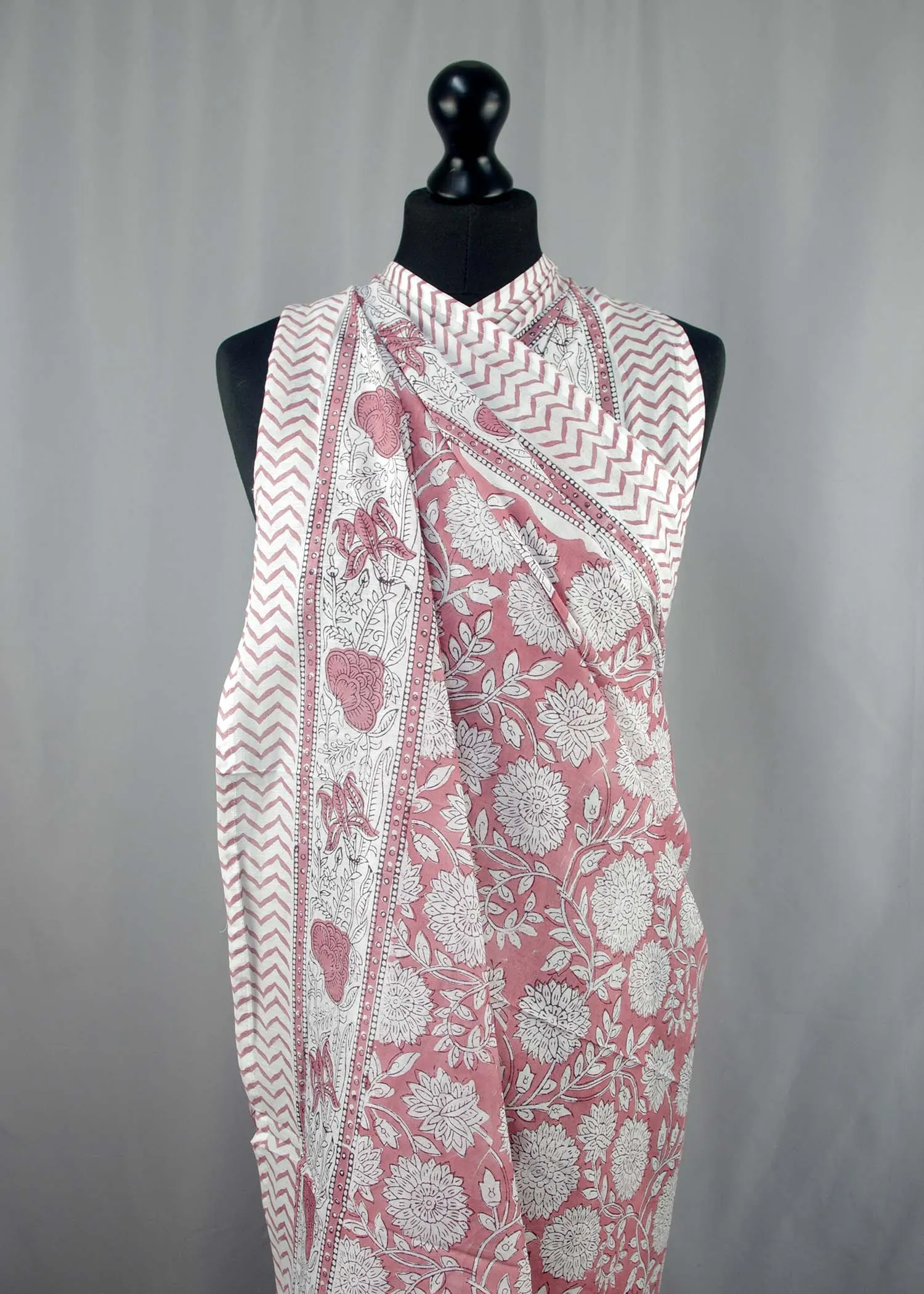 Beach Coverup Sarong Pareo - Dusty Rose