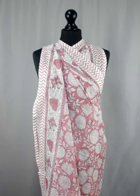 Beach Coverup Sarong Pareo - Dusty Rose