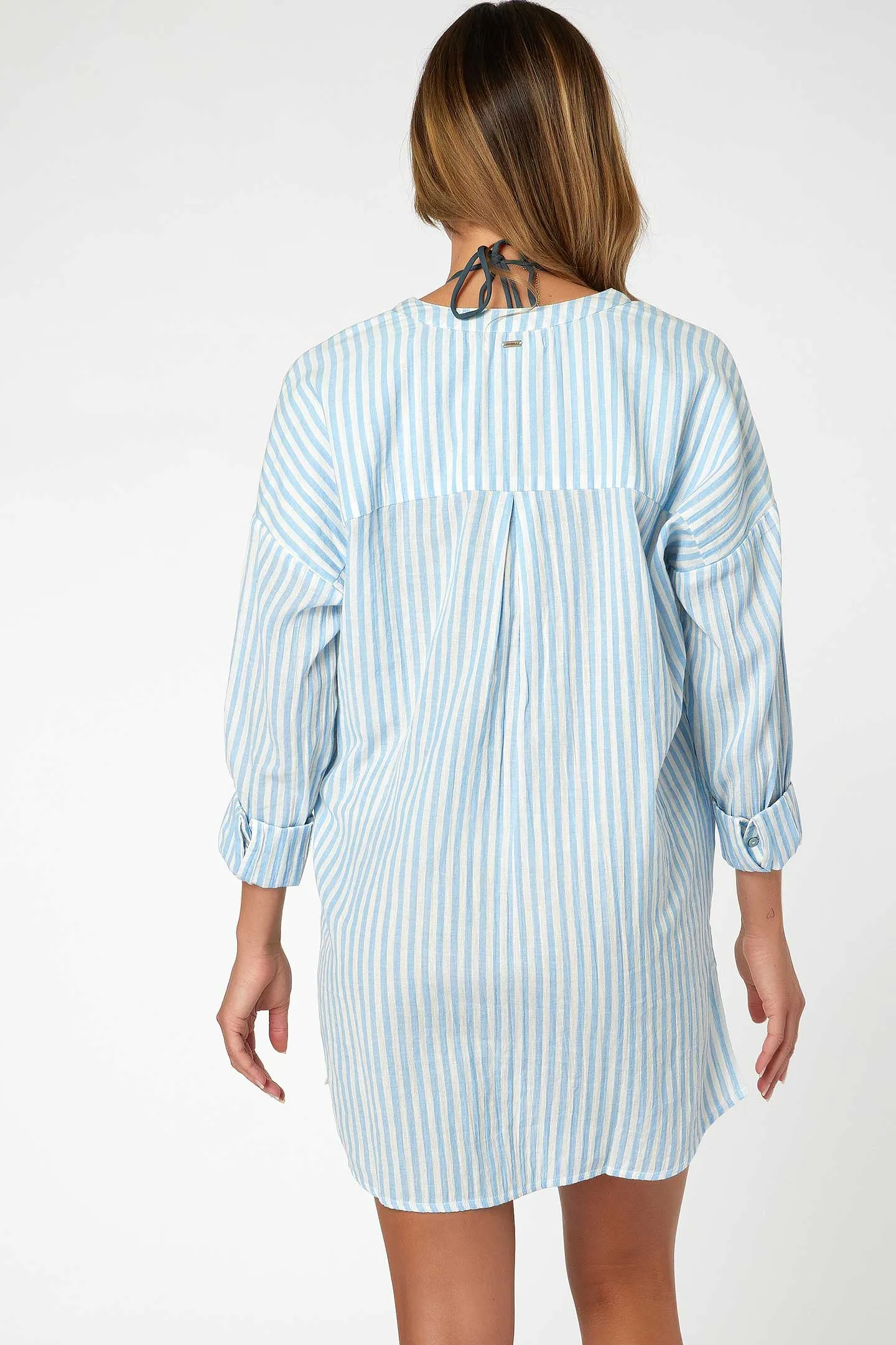 BELIZIN STRIPE COVER-UP TUNIC