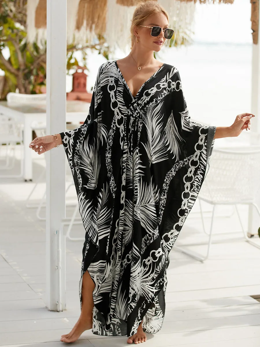 Bikini Long Flowy Beach Coverup Dress