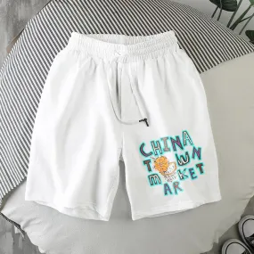 Casual print track shorts