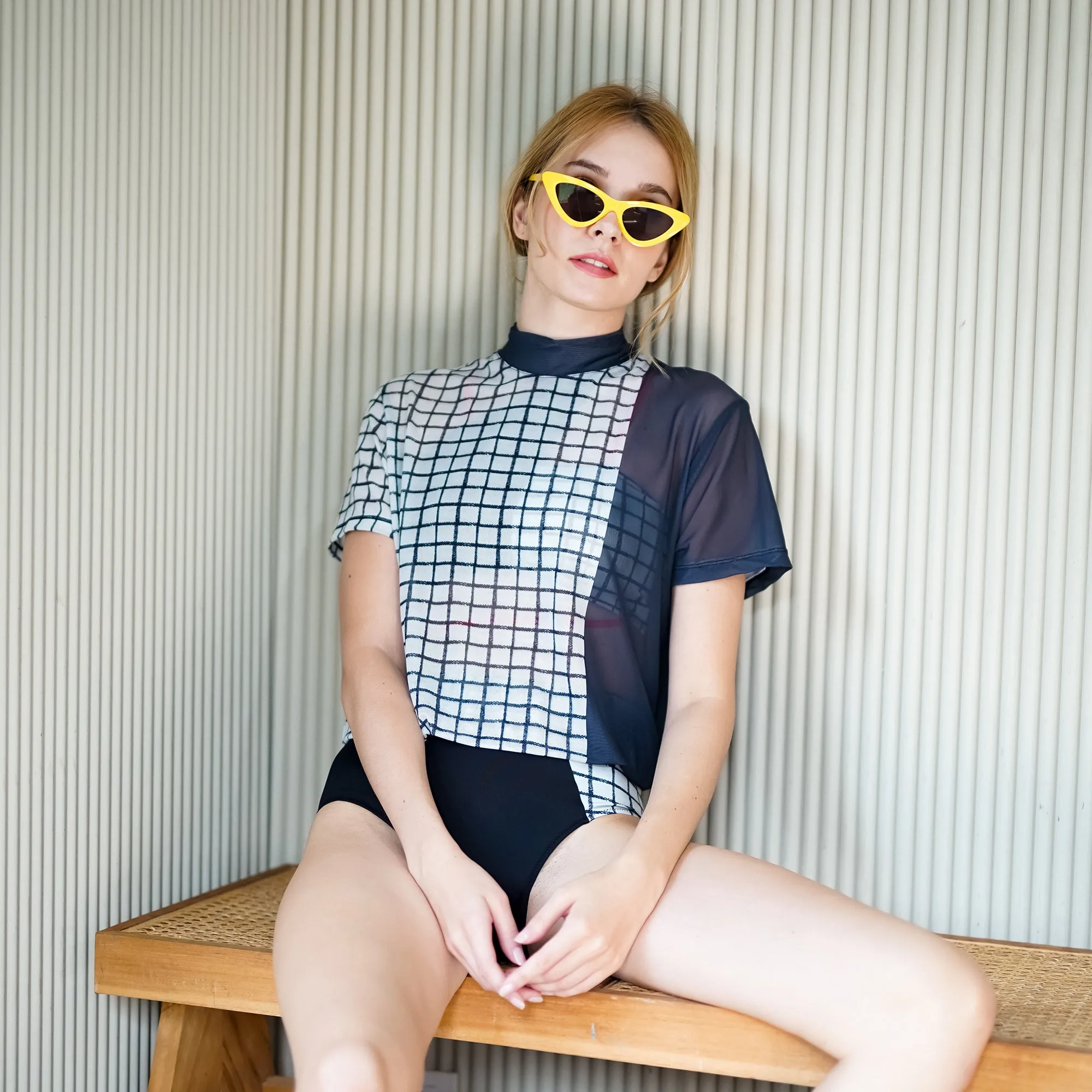 Checker Tee