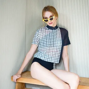 Checker Tee
