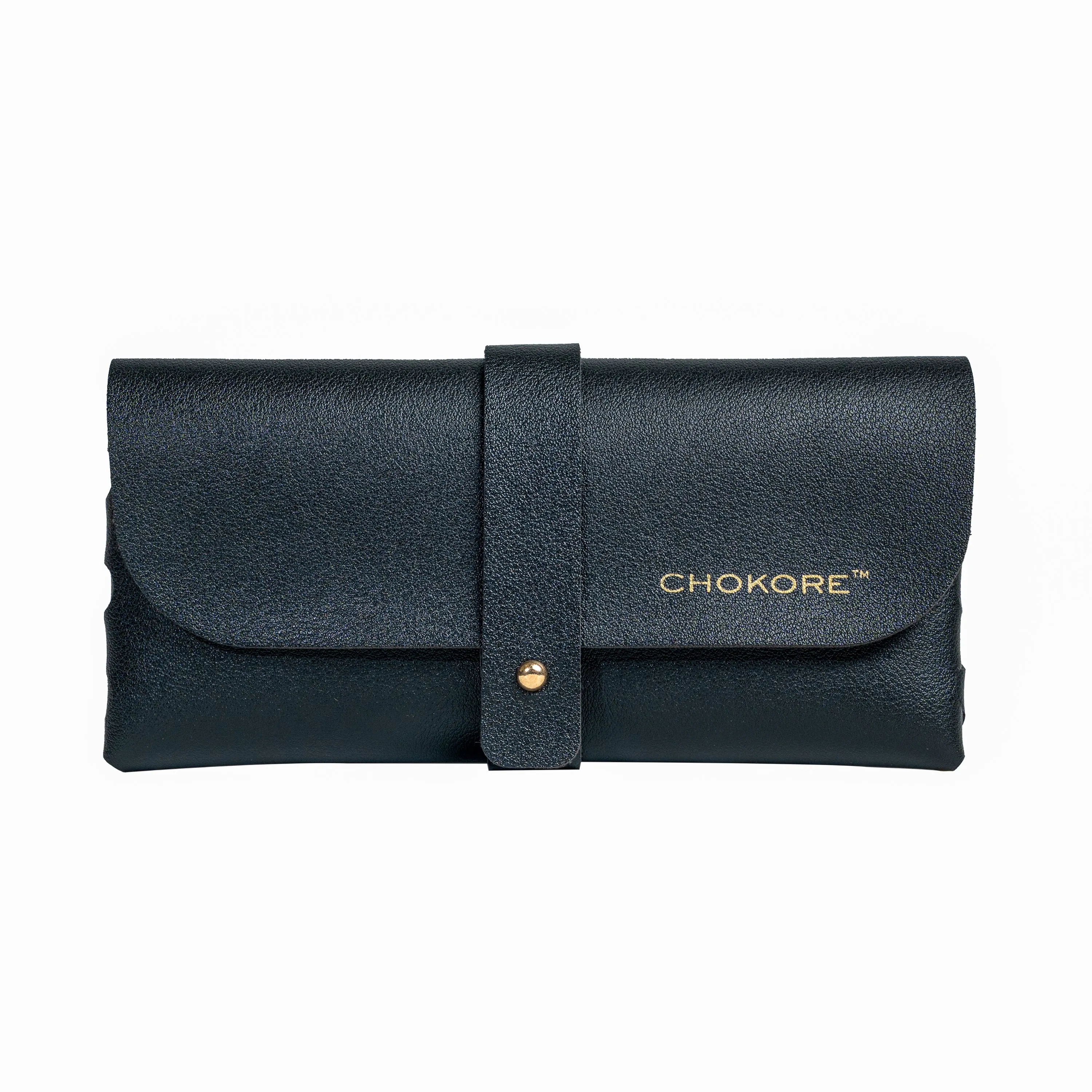 Chokore Rectangular Sunglasses with UV 400 Protection (Black)