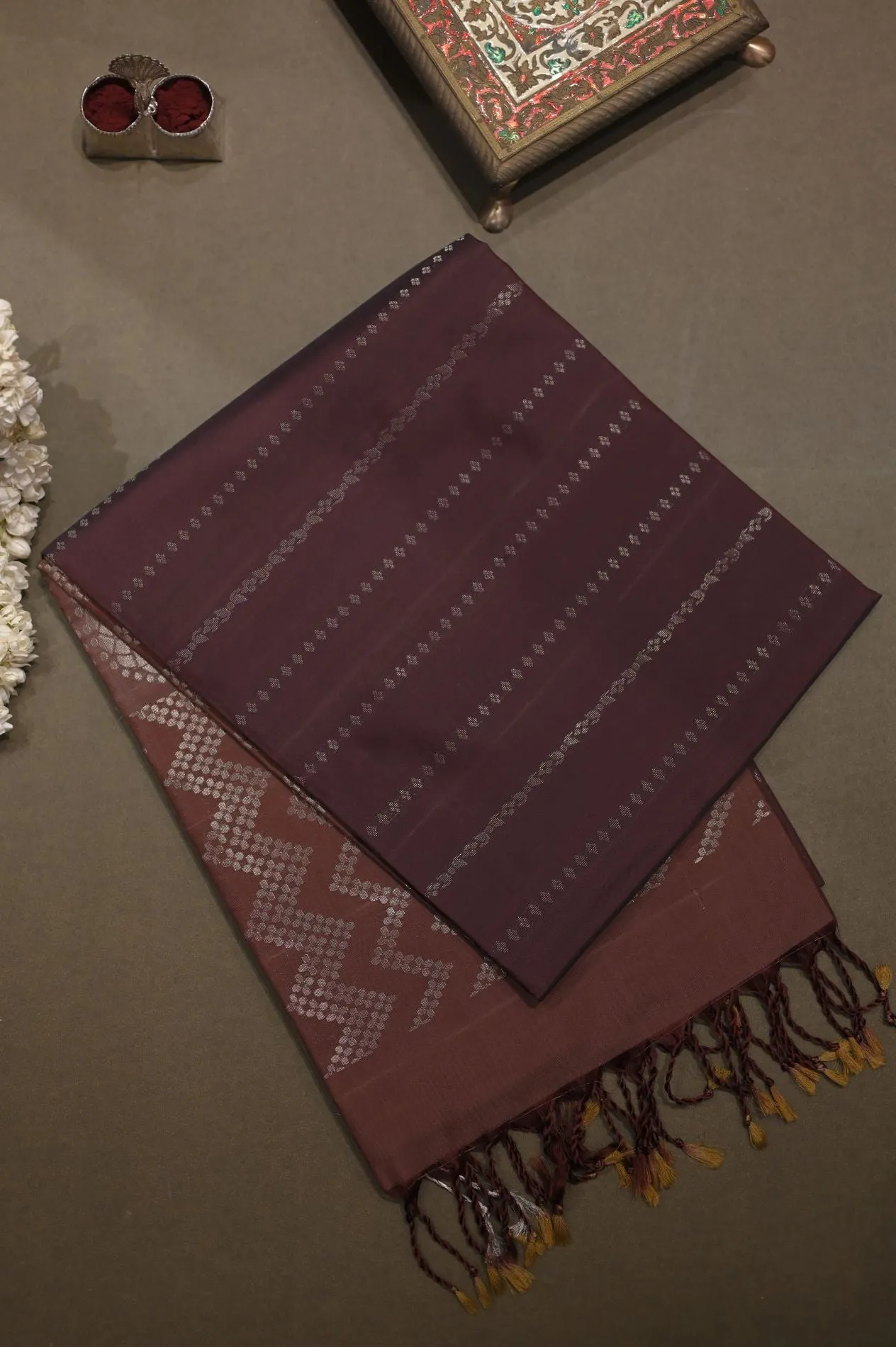 Coffee Brow Saree