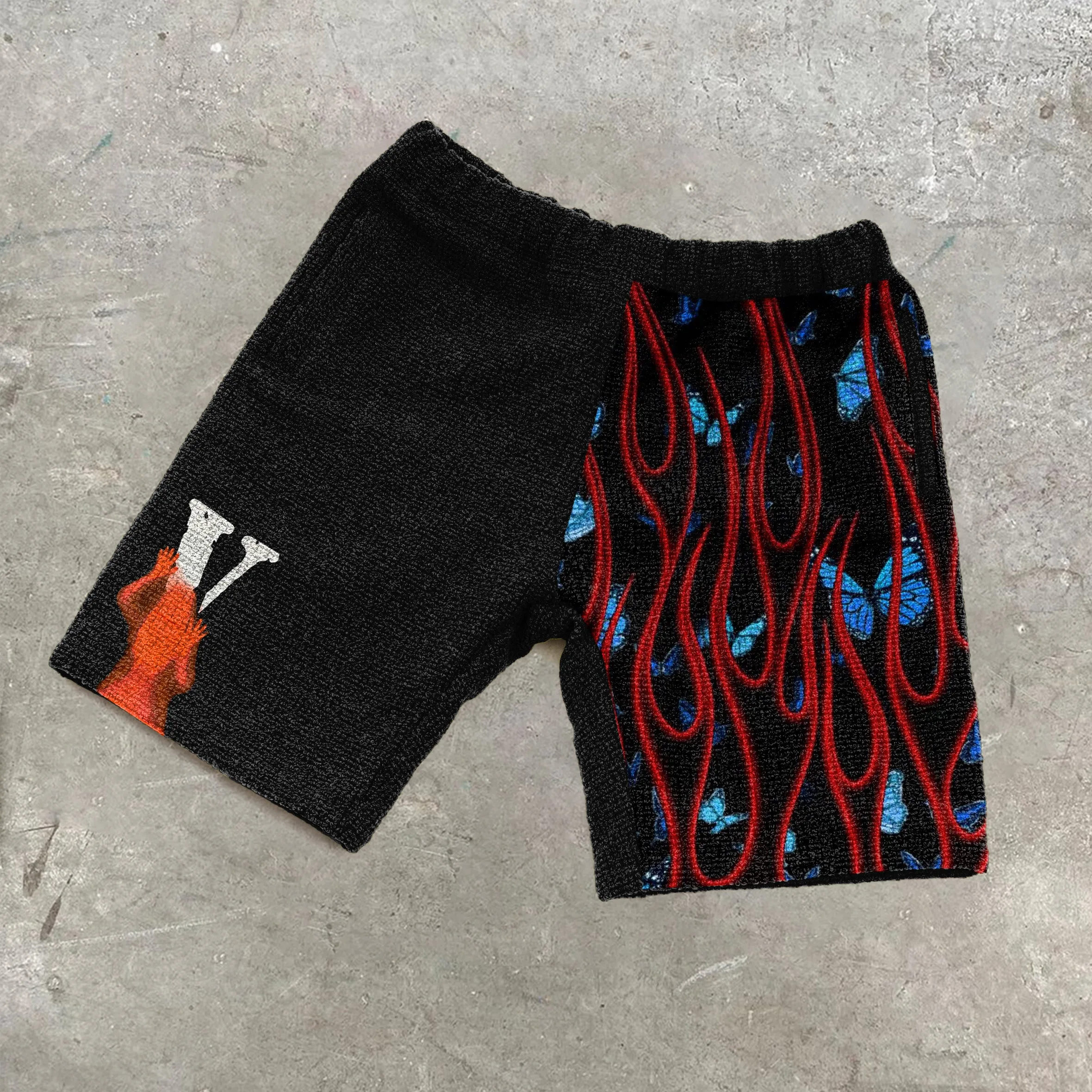 Fashion Flame Casual Loose Vintage Shorts