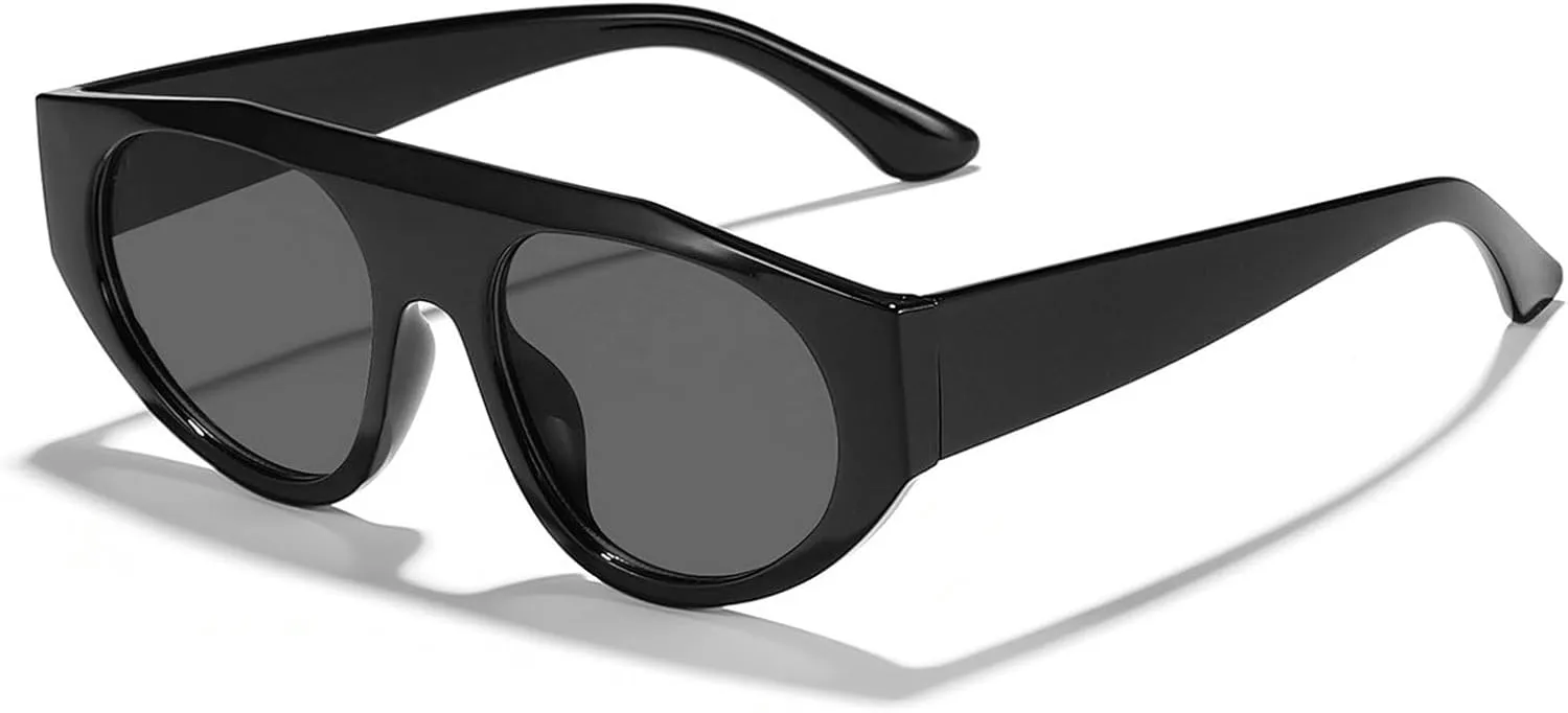 Fashion Oversized Cat Eye Women Sunglasses Vintage Leopard Gradient Shades UV400 Trendy Men Sun Glasses