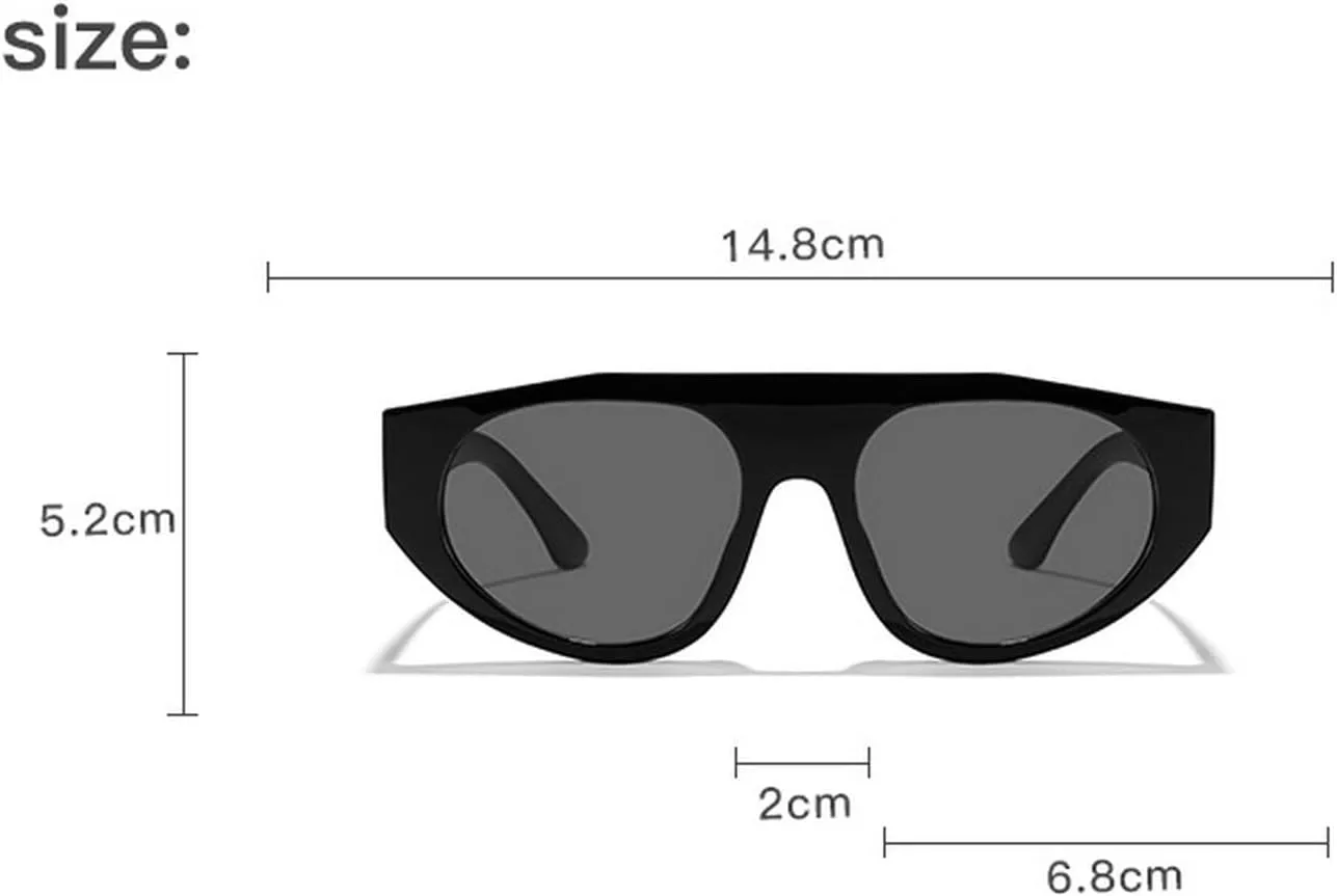 Fashion Oversized Cat Eye Women Sunglasses Vintage Leopard Gradient Shades UV400 Trendy Men Sun Glasses