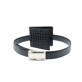 Gift | OLIVER Black Leather Belt & LACHLAN Leather Wallet