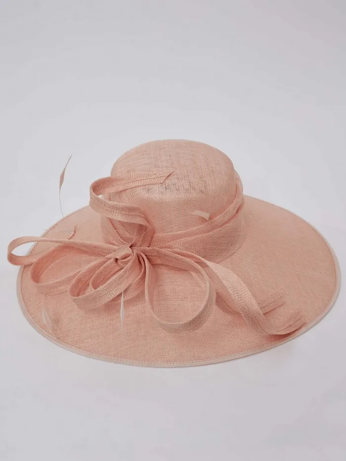 Gina Bacconi S Johari Two Tone Cinamay Hat Posy SBZ5740 POS