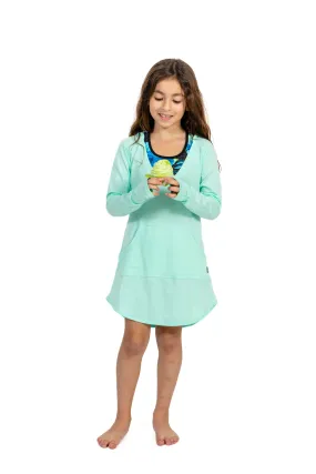 Girls Seafoam Hoodie Cover Up