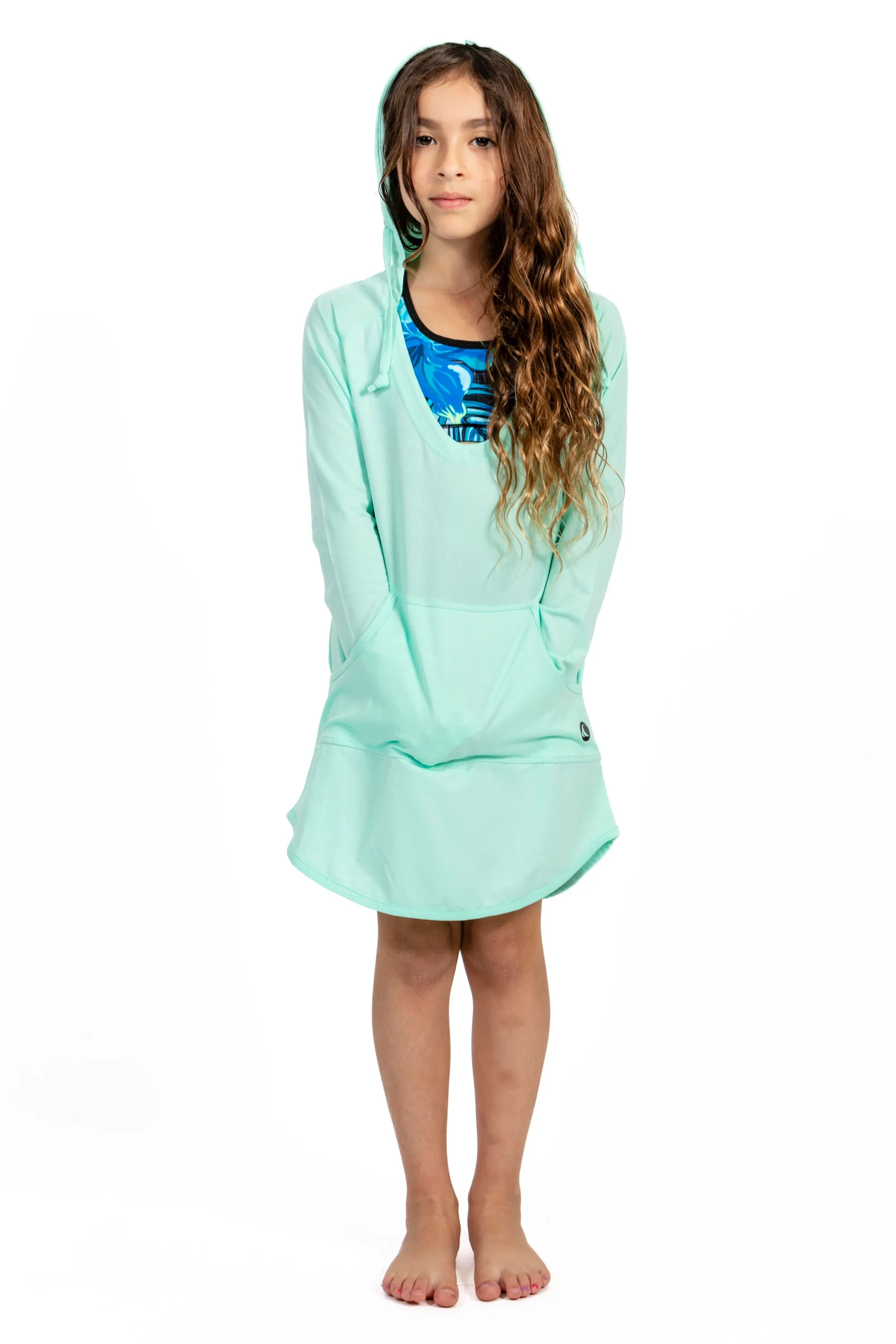 Girls Seafoam Hoodie Cover Up