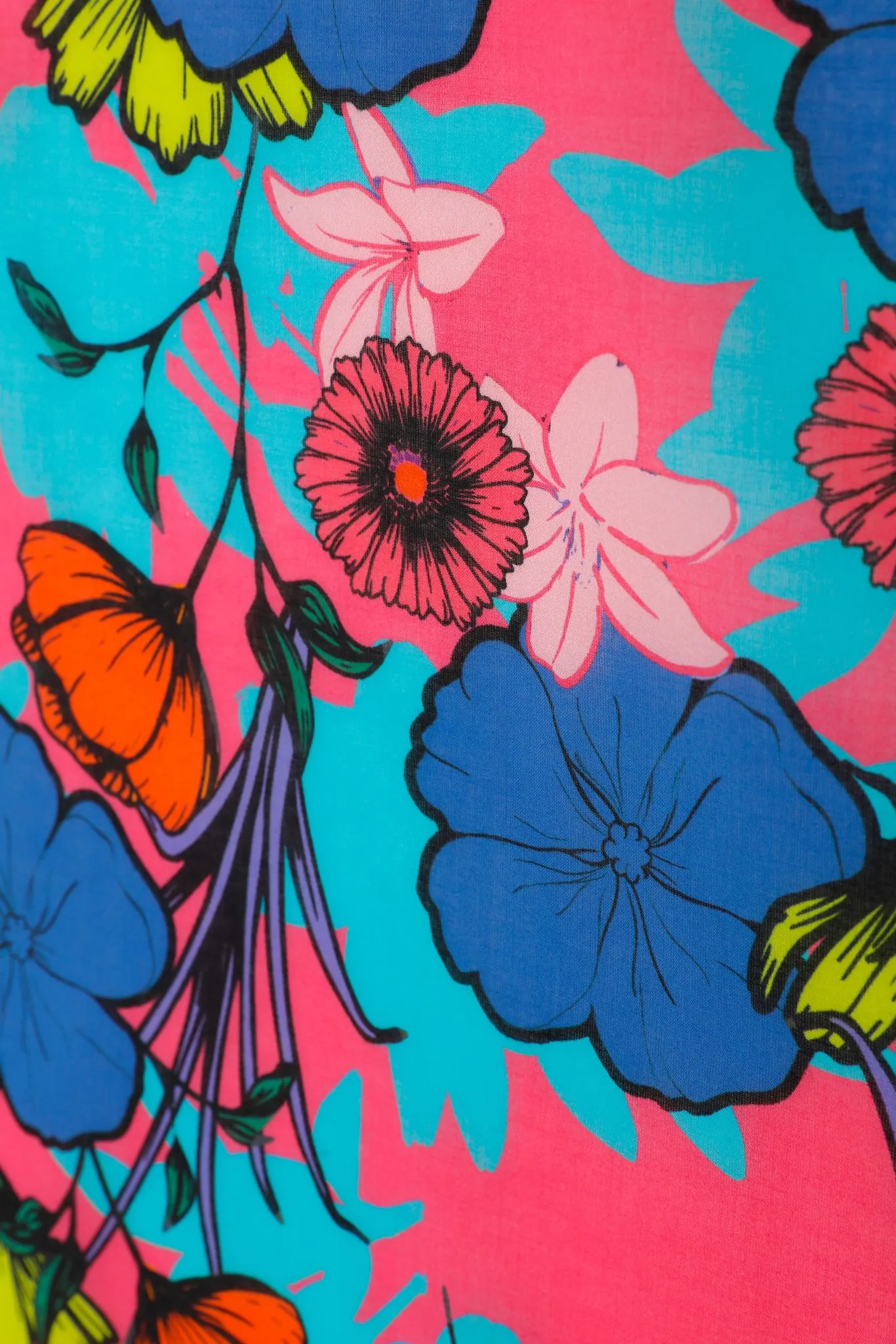 June Floral Cover Up