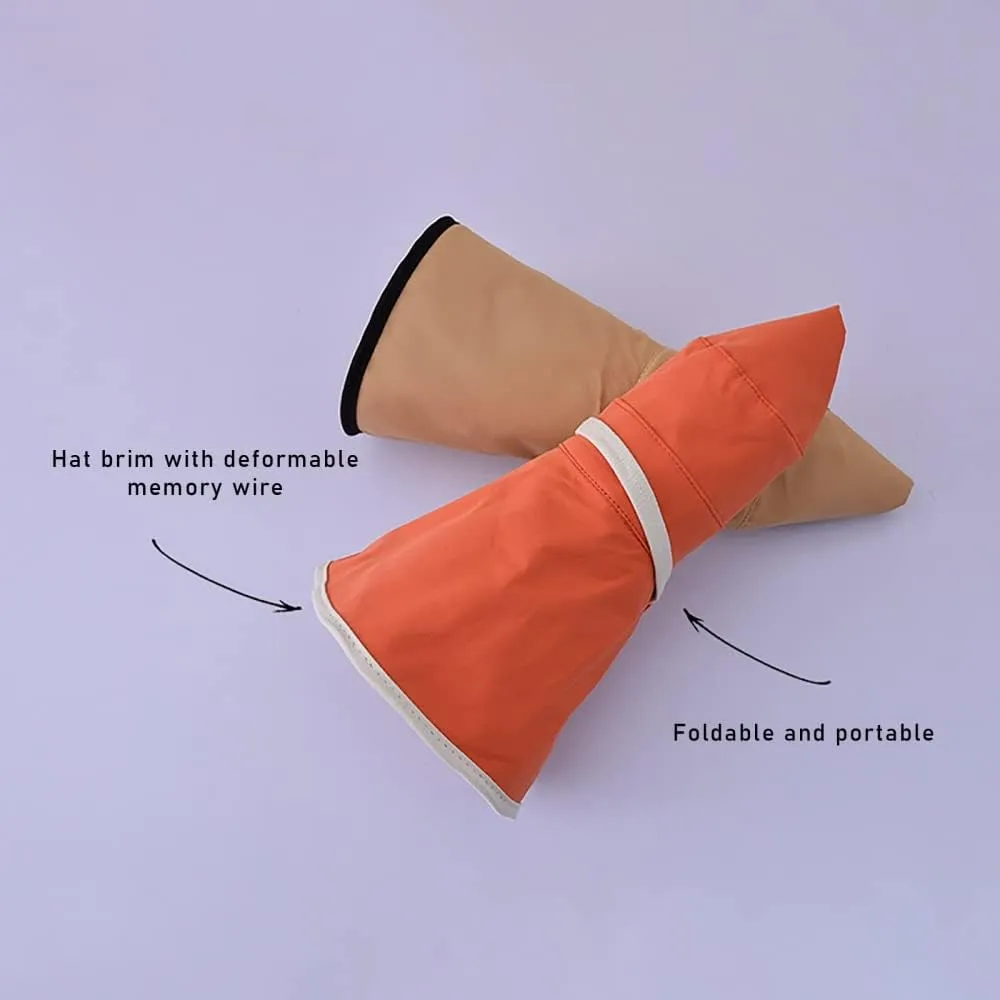 Ladies Elegant Big Brim Fisherman Hat Double-Sided Wearable Breathable Sunshade Outdoor All-Match Sun Hat