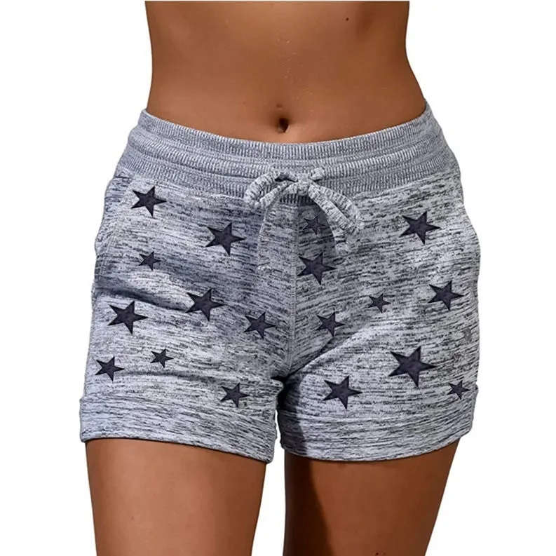Leisure Women's Yoga Pants Casual Sports Waist-tight Stretch Shorts
