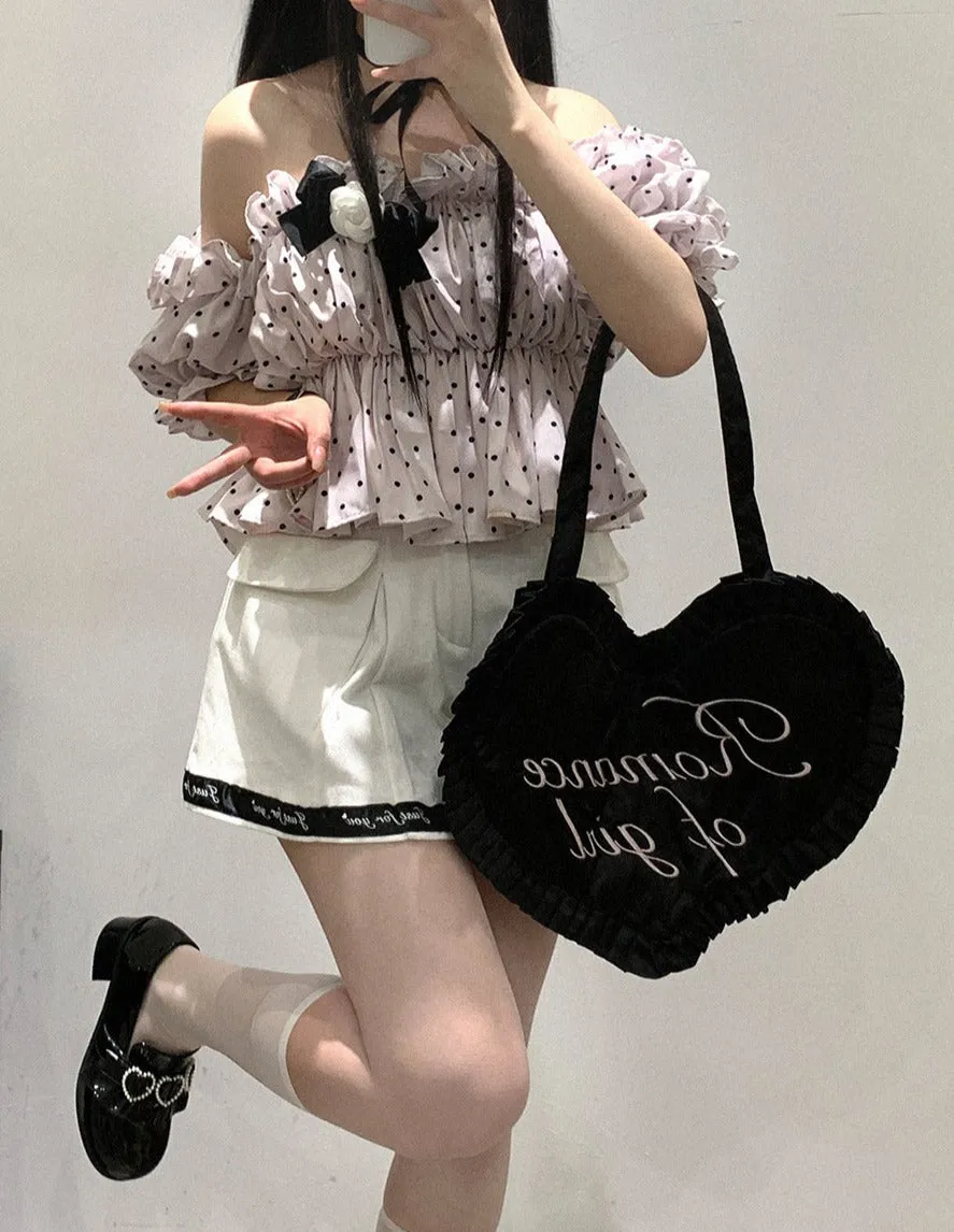Loose Love Lace Casual Shorts