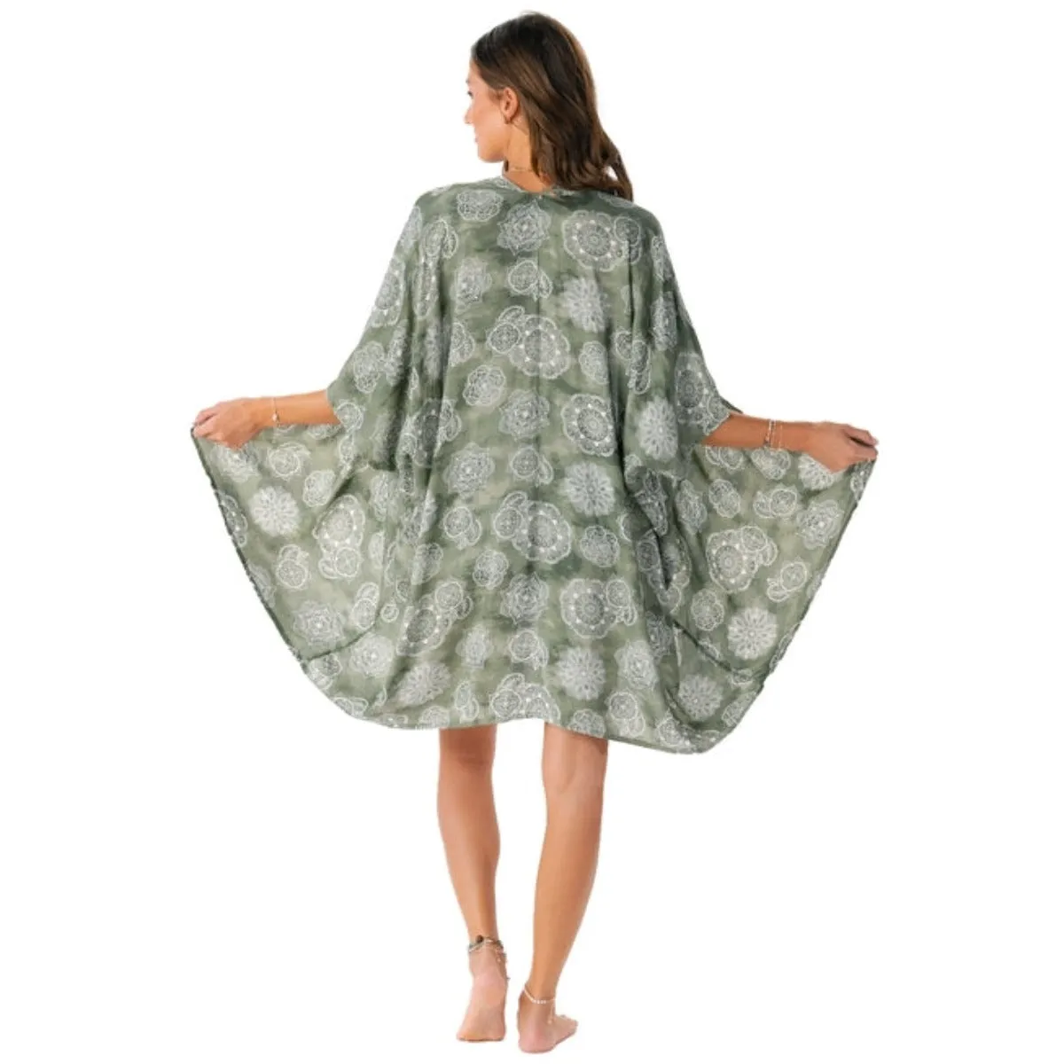 Lotus and Luna Kimono Beach Coverup - Napa