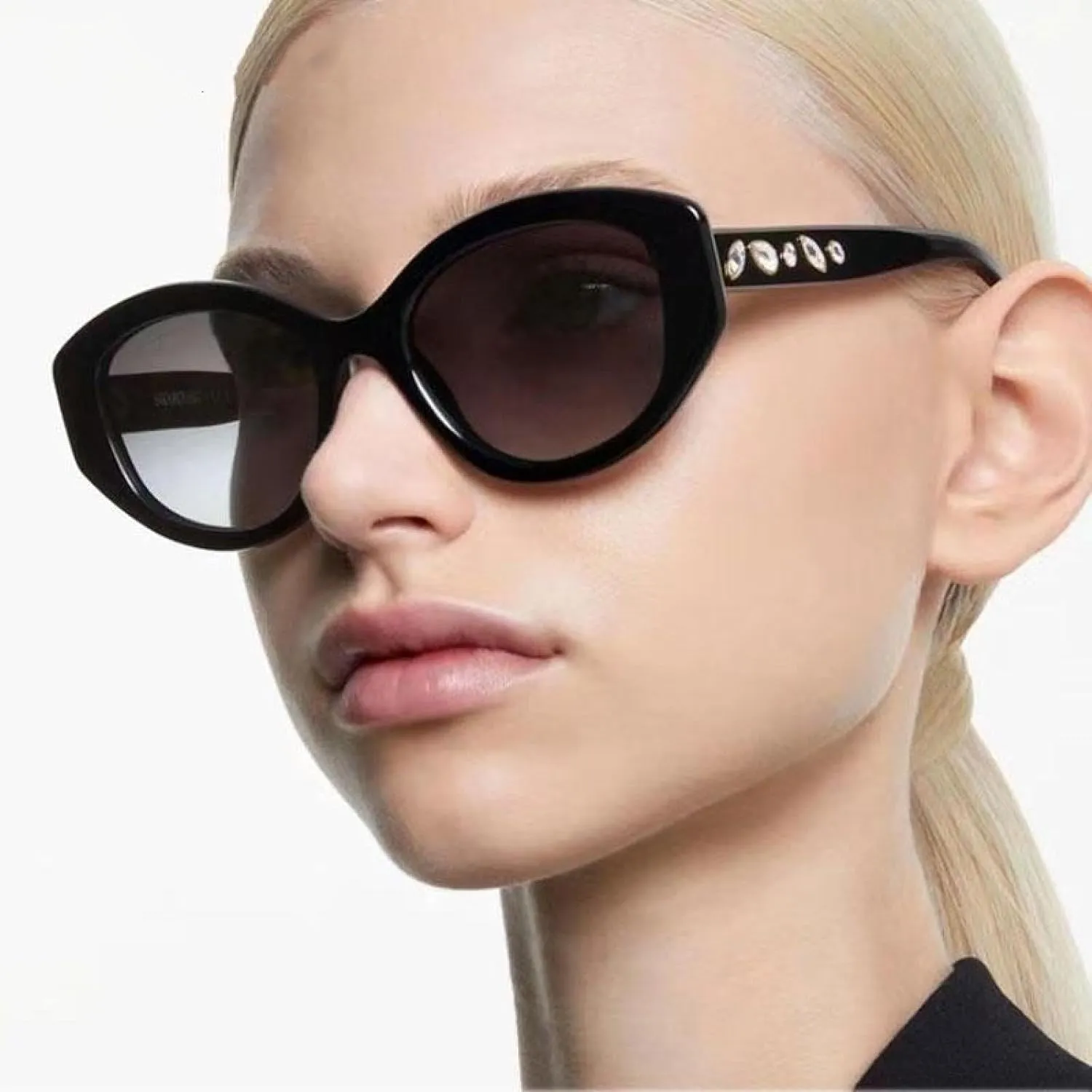 Luxury Casual Sunglasses for Women Trendy Oval Sunshade Uv400