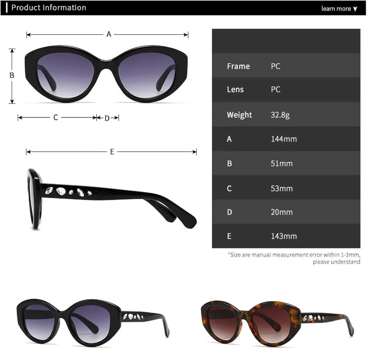 Luxury Casual Sunglasses for Women Trendy Oval Sunshade Uv400