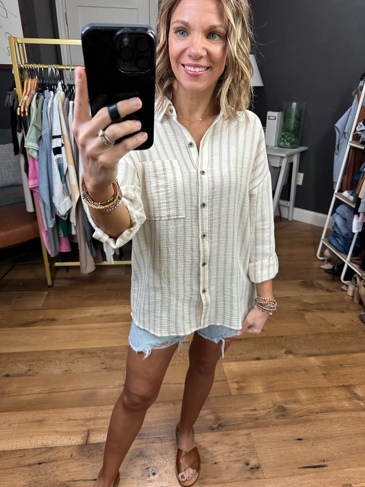 Make It Through Button-Down Top - Multiple Options