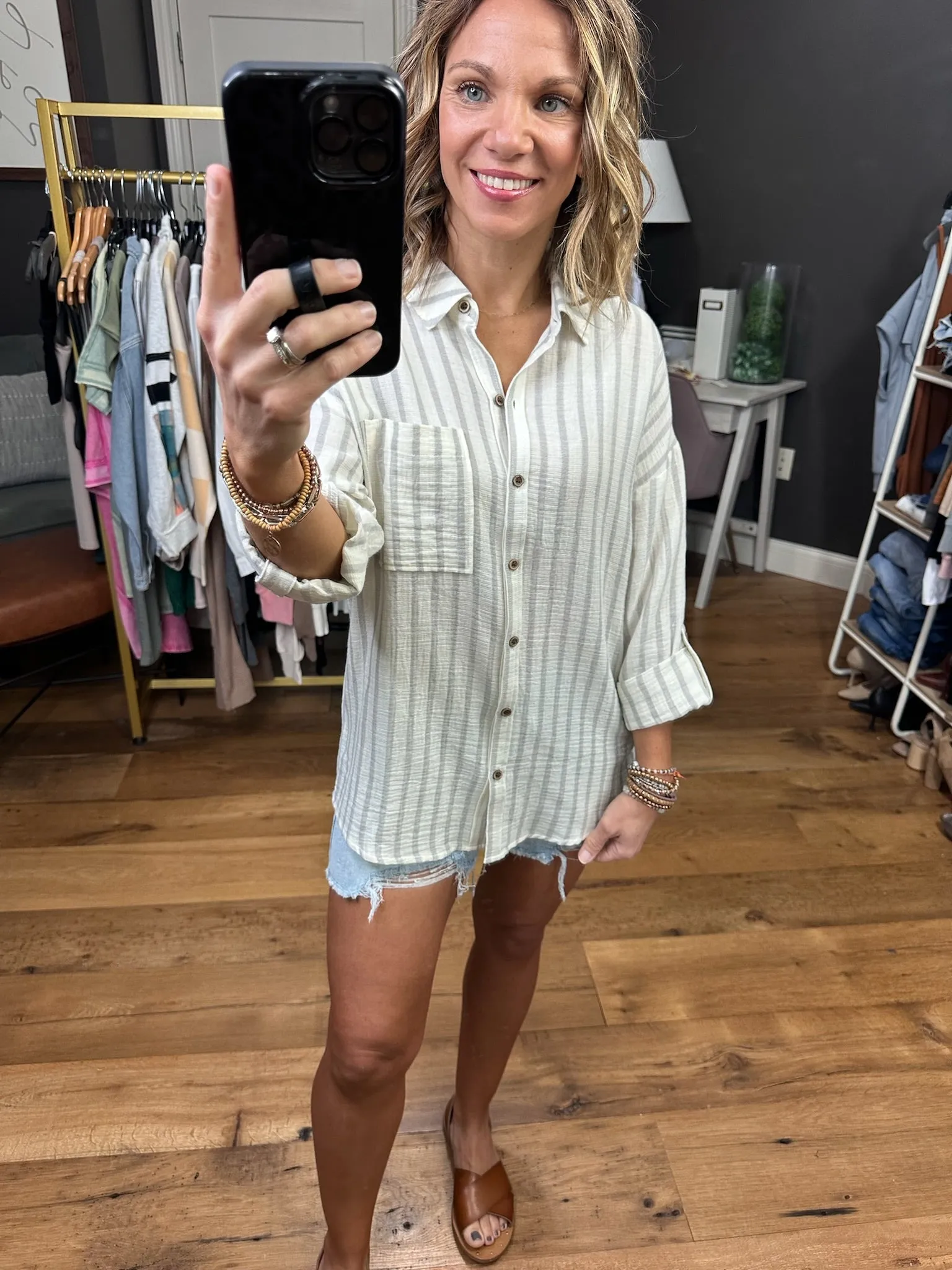 Make It Through Button-Down Top - Multiple Options