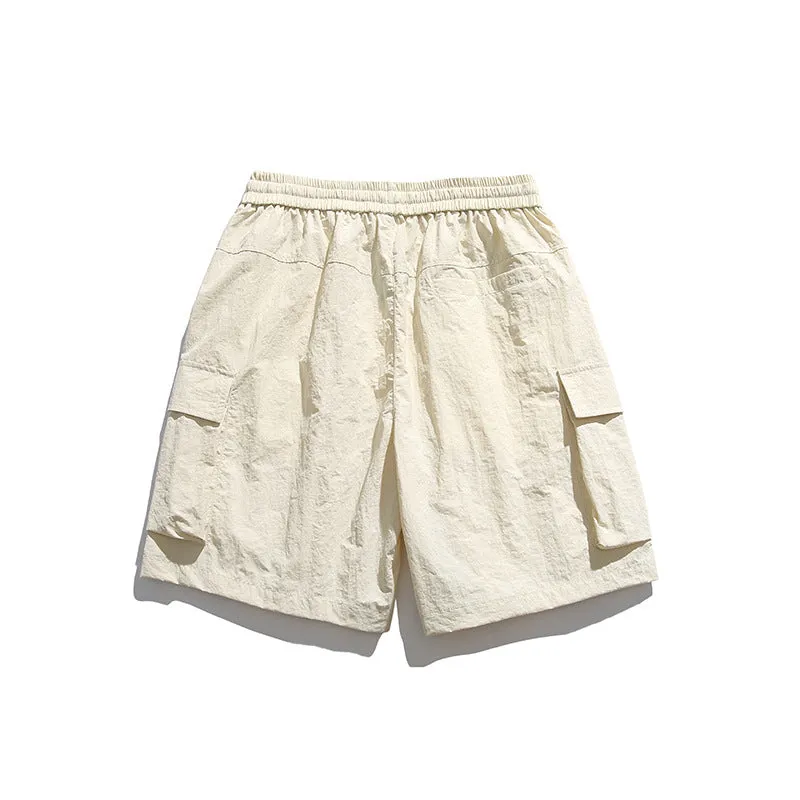 Men Shorts Summer Casual Straight-Leg Shorts