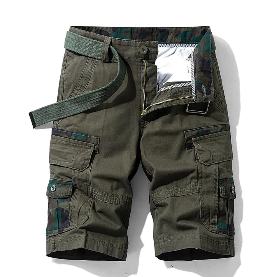 Men's Camouflage Casual Multi-Pocket Cargo Shorts