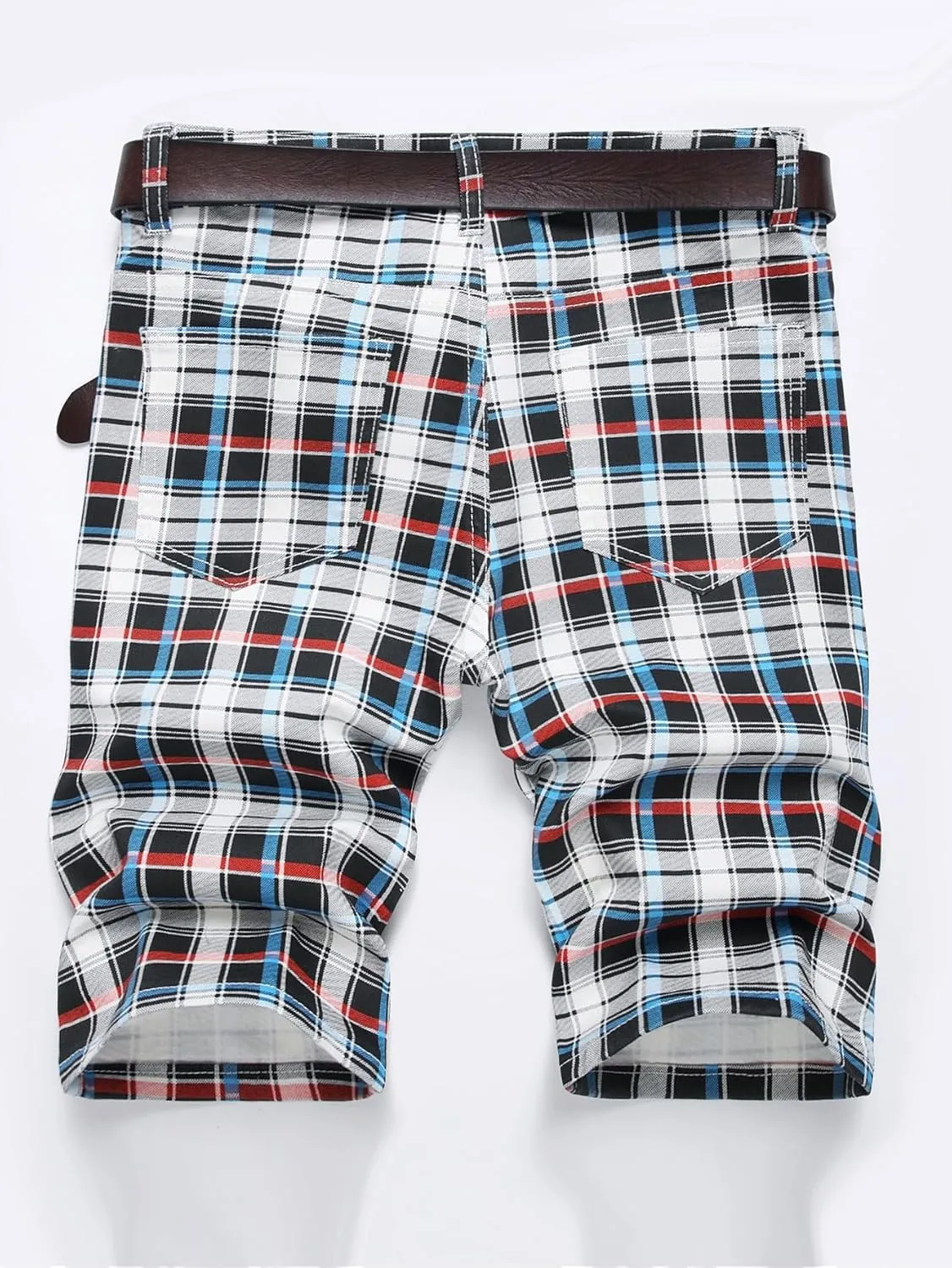 Men's Classic Fit  Flow Distressed Jean Shorts
