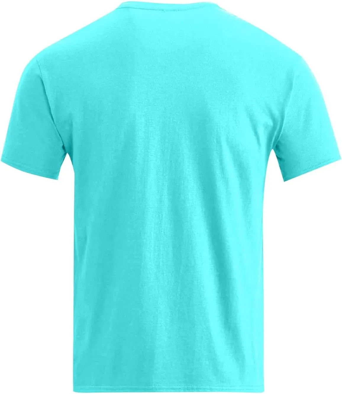 Men's Cotton T-Shirts Regular Fit Short Sleeve Crewneck Tops Basic Casual Solid Breathable Workout Daily Tees Clothes