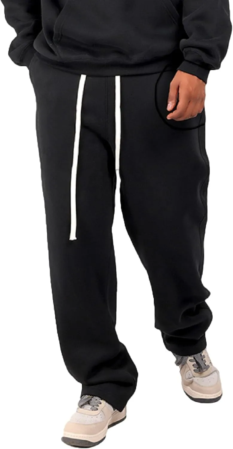 Men's Gym Running Workout Pants Casual Stylish Solid Trousers Soft Athletic Track Classic Sweatpants