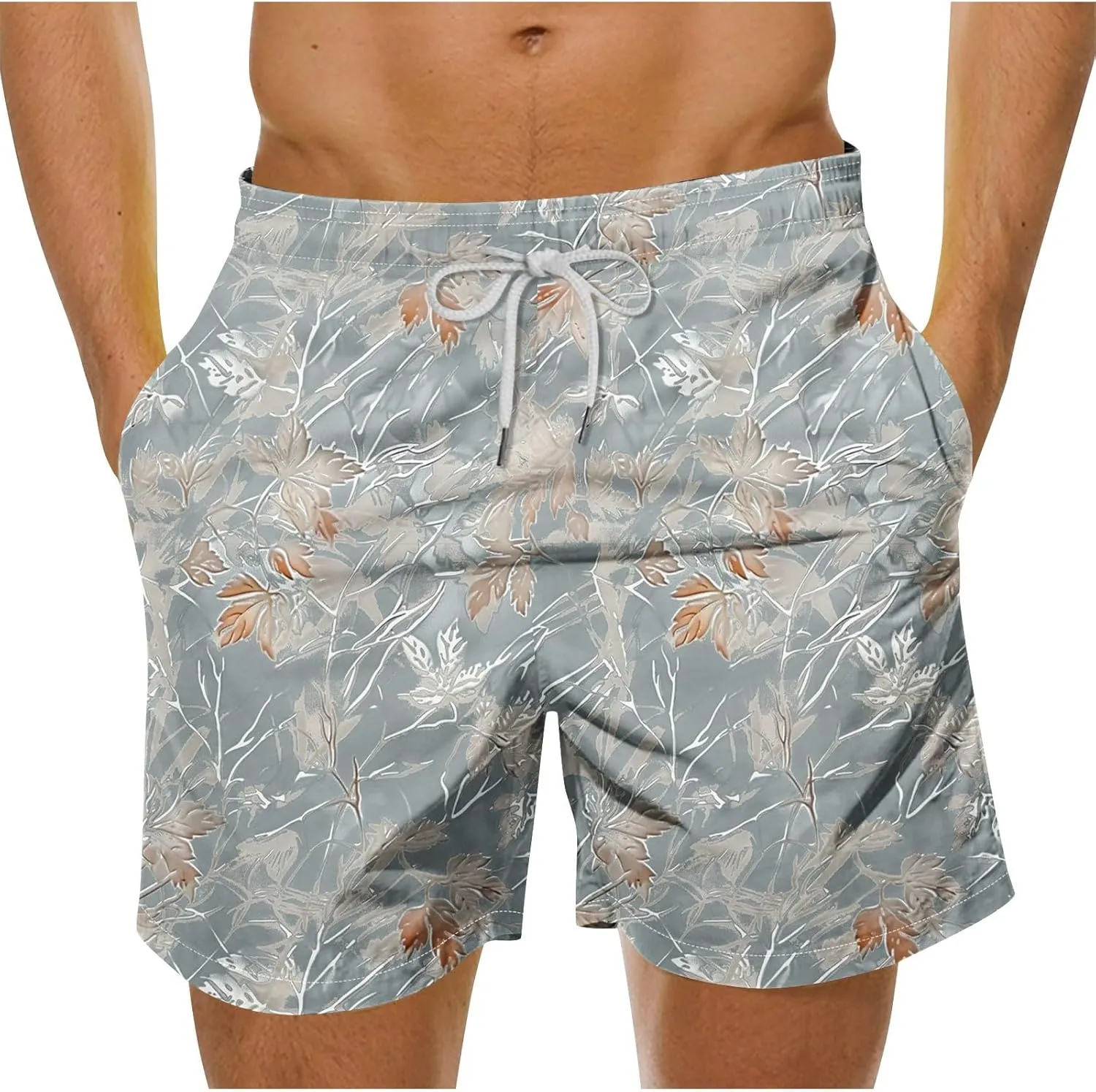 Men's Linen Shorts Shorts Drawstring Waist Athletic Shorts Summer Quick Dry Beach Gym Workout Running Casual Shorts