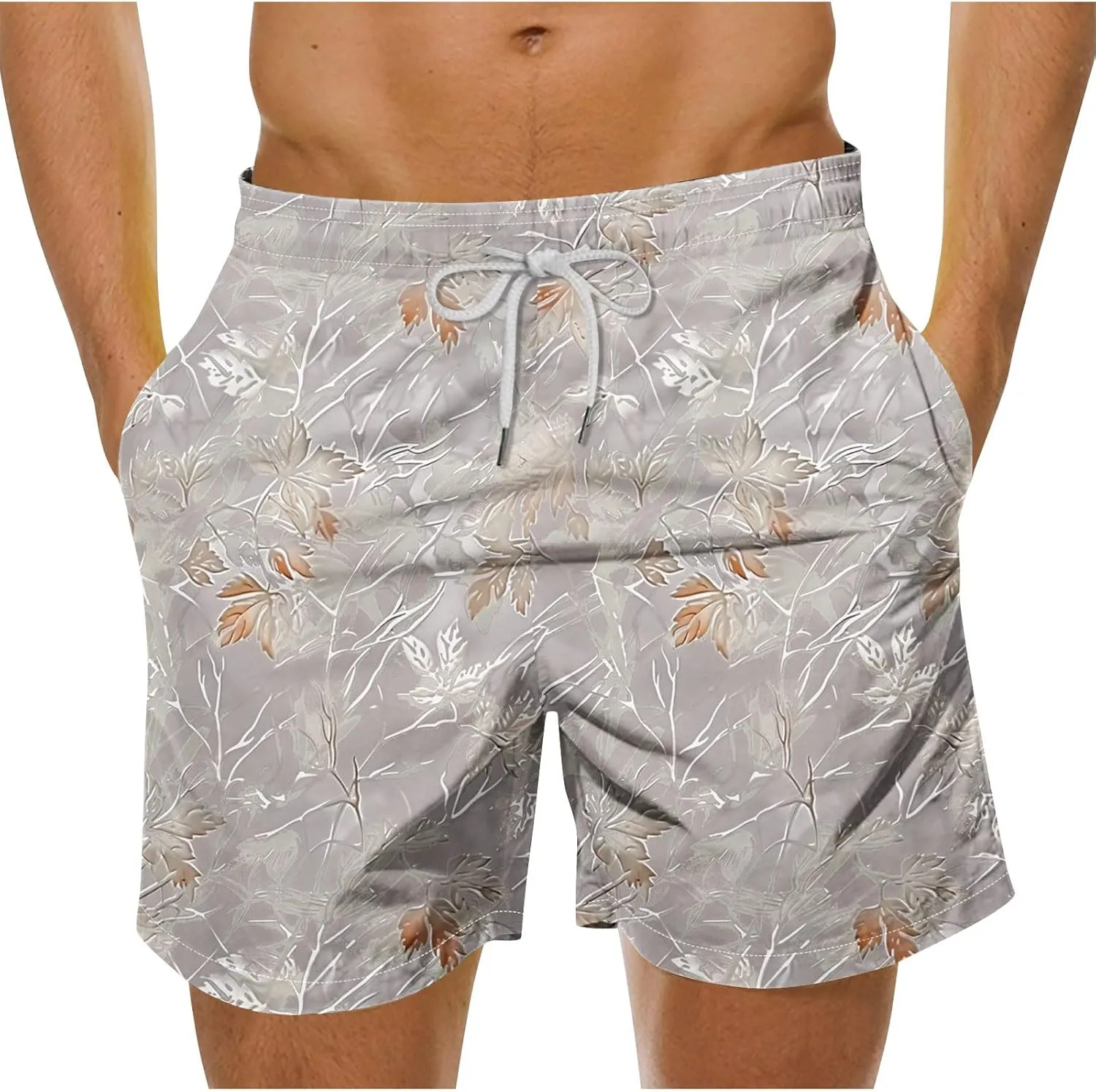 Men's Linen Shorts Shorts Drawstring Waist Athletic Shorts Summer Quick Dry Beach Gym Workout Running Casual Shorts