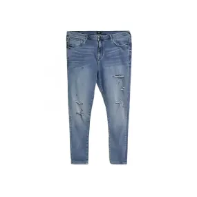 Men's Ripped Jeans,Light Blue