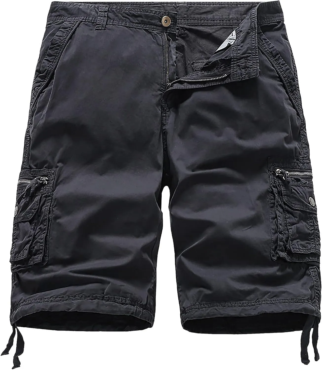 Men's Shorts Casual Relaxed Fit Cargo Shorts Classic Outdoor Hiking Tactical Pants Casual Sweat Shorts Multi Pockets