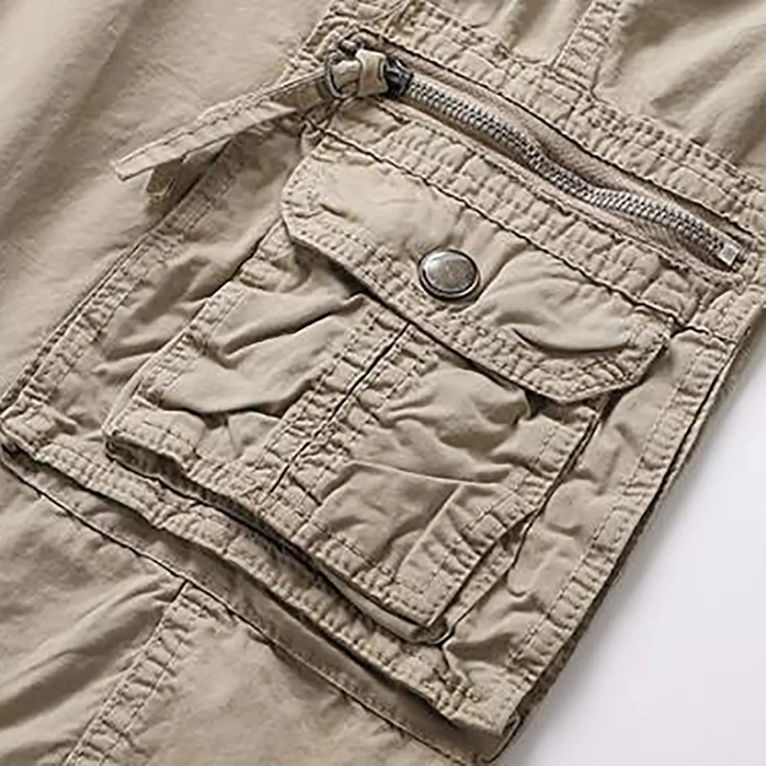 Men's Shorts Casual Relaxed Fit Cargo Shorts Classic Outdoor Hiking Tactical Pants Casual Sweat Shorts Multi Pockets