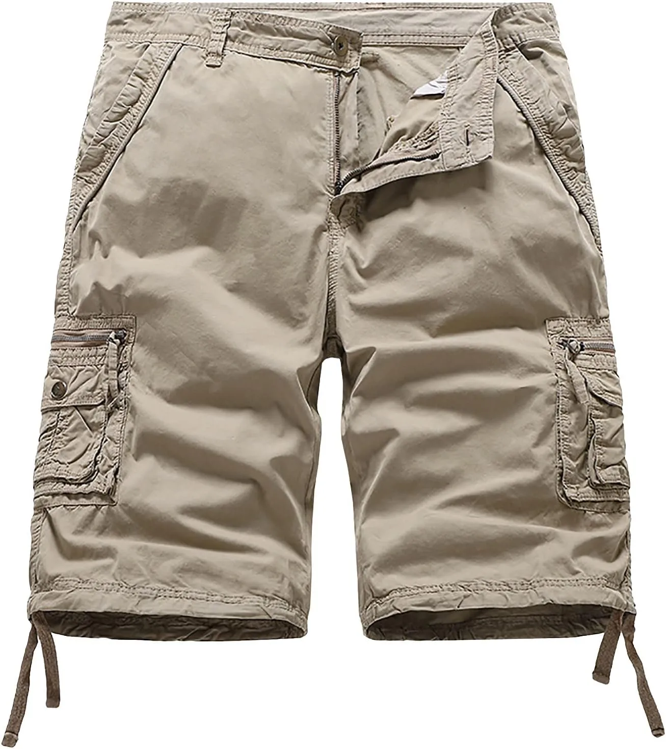Men's Shorts Casual Relaxed Fit Cargo Shorts Classic Outdoor Hiking Tactical Pants Casual Sweat Shorts Multi Pockets