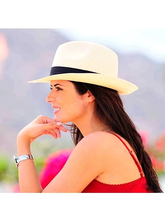 Natural Panama Hat Women - Borsalino Hat