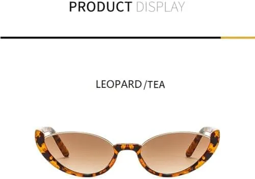 New 2025 Cat Eye Sunglasses Women Half Frame Trendy Vintage Men Shades Eyewear Luxury Sun Glasses UV400