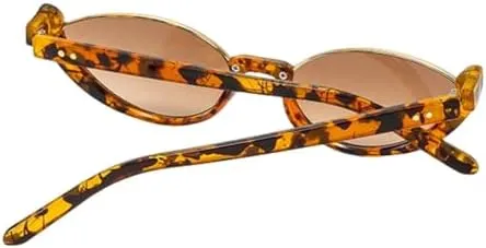 New 2025 Cat Eye Sunglasses Women Half Frame Trendy Vintage Men Shades Eyewear Luxury Sun Glasses UV400