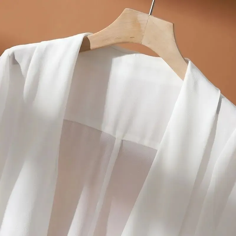 New Summer Women Sun Protection Capes Loose Shawl Kimono