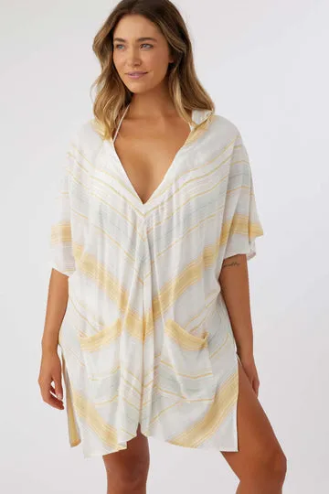O'Neill Tava Coverup Dress-Vanilla
