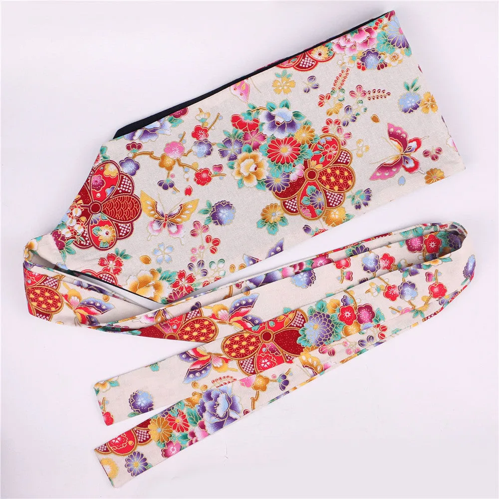 Patterned Obi Belt for Kimonos