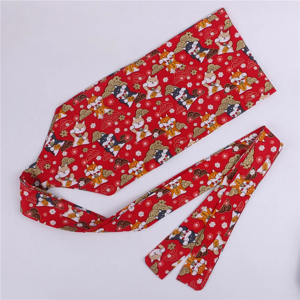 Patterned Obi Belt for Kimonos